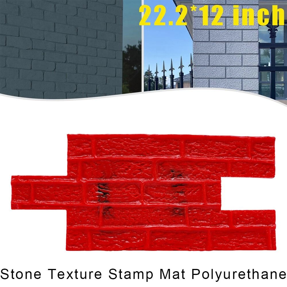 Premium Concrete Stamp Mats Concrete Texture Skin For Walls Floors Decorative Concrete Tool 9
