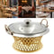 Premium Round Buffet Chafing Dish With Lid Professional Food Warmer 11