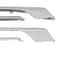 Tesla Model X Front Bumper Chrome Fog Light Trim 6