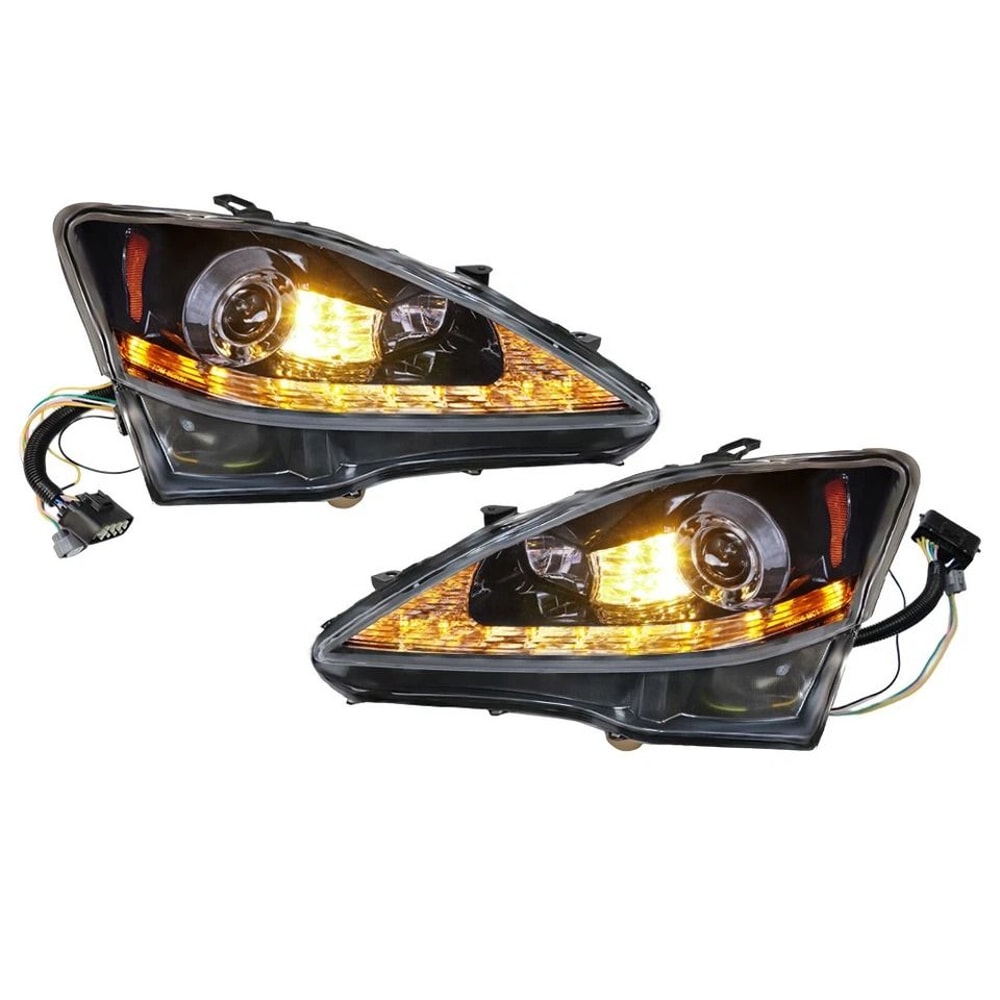 Premium LED DRL Projector Headlights For Lexus Direct Fit Upgrade 13