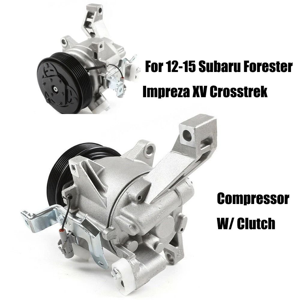 Premium Subaru XV Crosstrek AC Compressor With Clutch Direct Fit Subaru Replacement 11