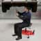 Heavy Duty Rolling Shop Stool Adjustable Garage Work Seat With Swivel Casters Tool Tray 0