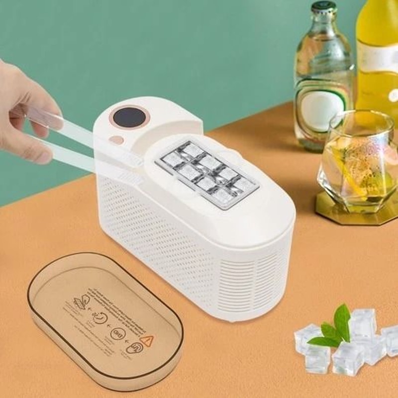Portable Mini Countertop Ice Maker Machine Portable Ice Maker For Home Car Travel 5