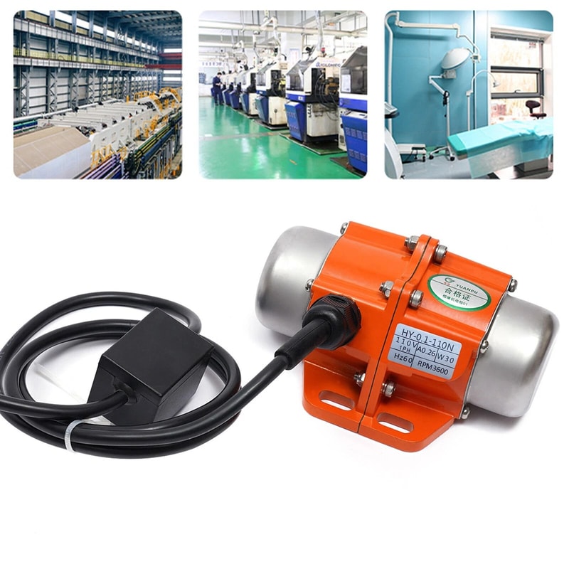 Premium Single Phase Concrete Vibrator Motor High Performance Shaker Table Motor 12
