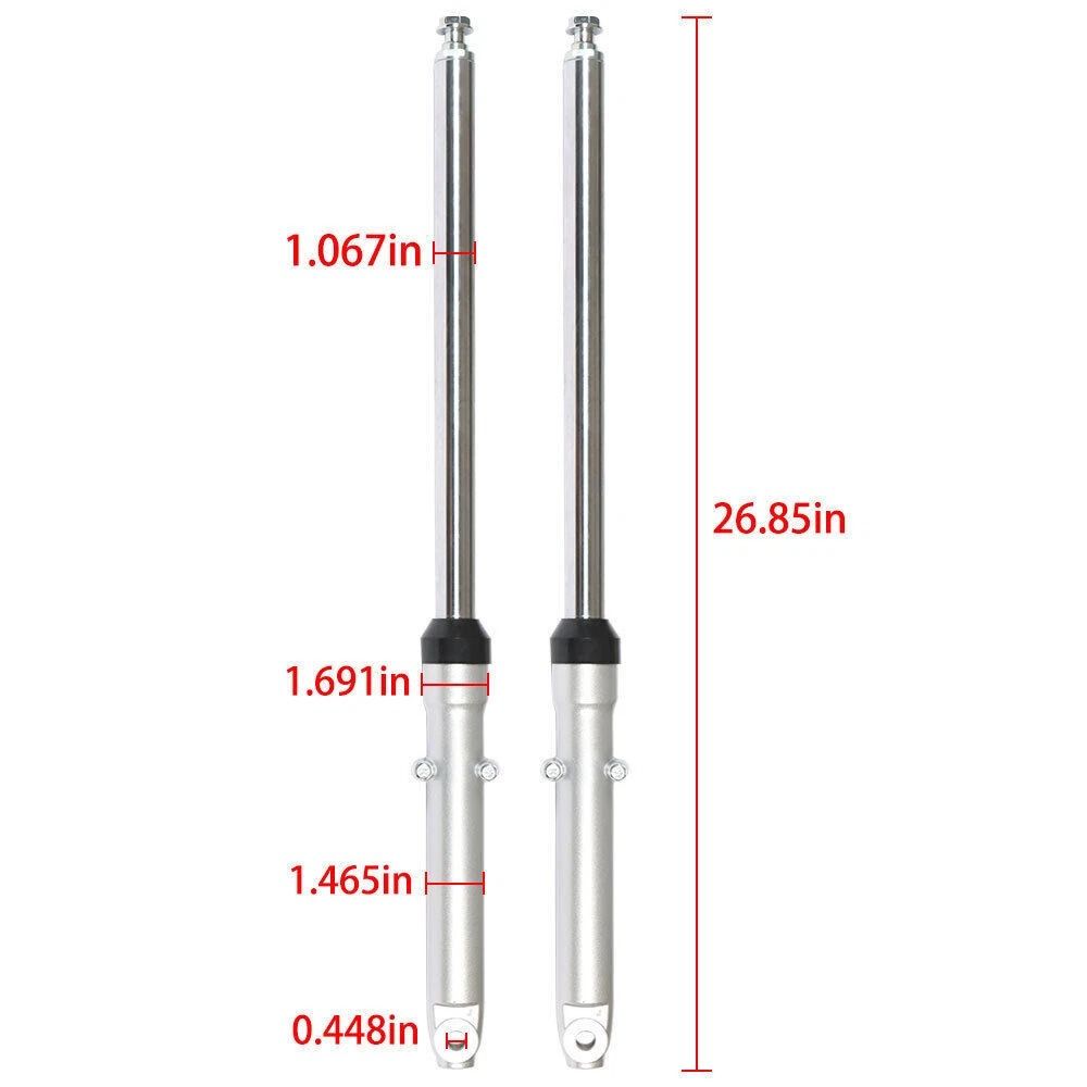 Heavy Duty Front Fork Tubes Honda CT90 Front Fork Shocks Replacement Set 8
