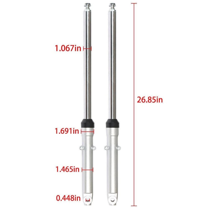 Heavy Duty Front Fork Tubes Honda CT90 Front Fork Shocks Replacement Set 8