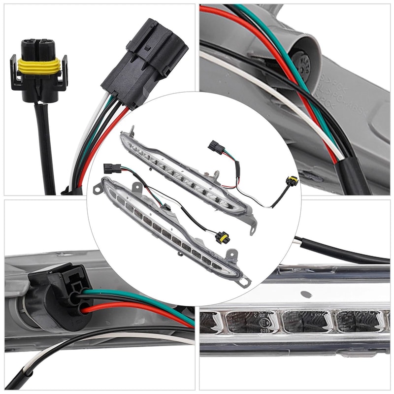 Premium Front Bumper LED Daytime Running Lights For Kia Optima K5 11