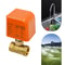 Brass Motorized Ball Valve AC Electric Actuator NC 1