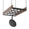 Kitchen Ceiling Mount Hanging Pot Rack Cookware Organizer Shelf 11