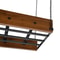 Kitchen Ceiling Mount Hanging Pot Rack Cookware Organizer Shelf 5