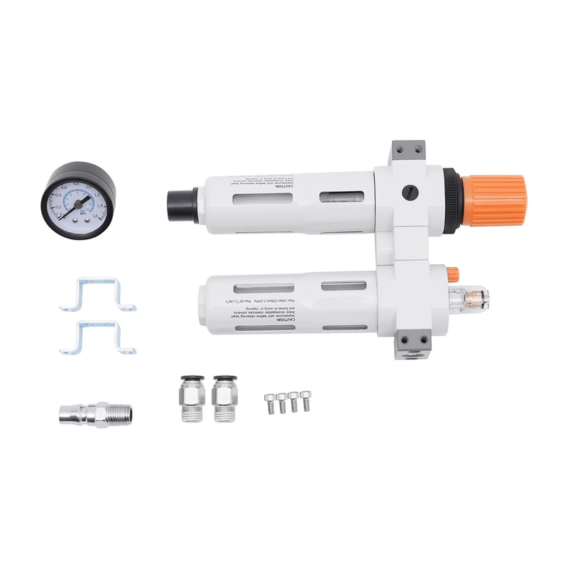 Professional Tire Changer Air Regulator Kit With Oil Water Separator Gauge For EagleRangerTriumph 1