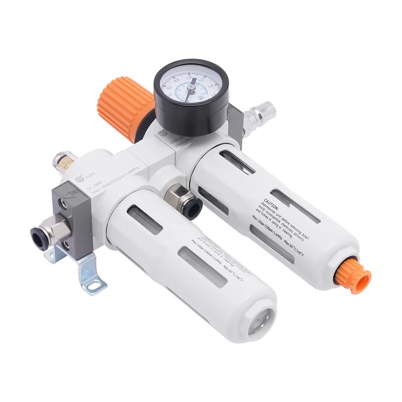 Professional Tire Changer Air Regulator Kit With Oil Water Separator Gauge For EagleRangerTriumph 9