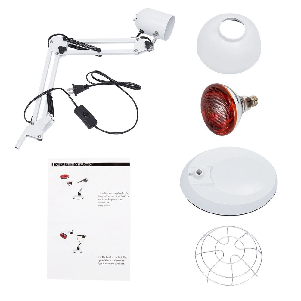 Premium Near Infrared Heat Lamp Therapy Stand Deep Red Light Pain Relief Solution 1