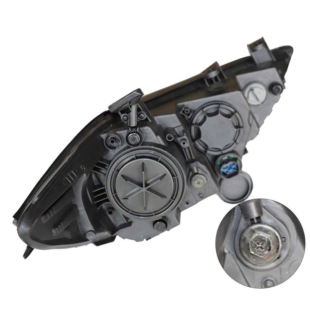 Premium Hyundai Elantra Headlight Assembly Left Driver Side Direct Fit Left Headlight Replacement 8