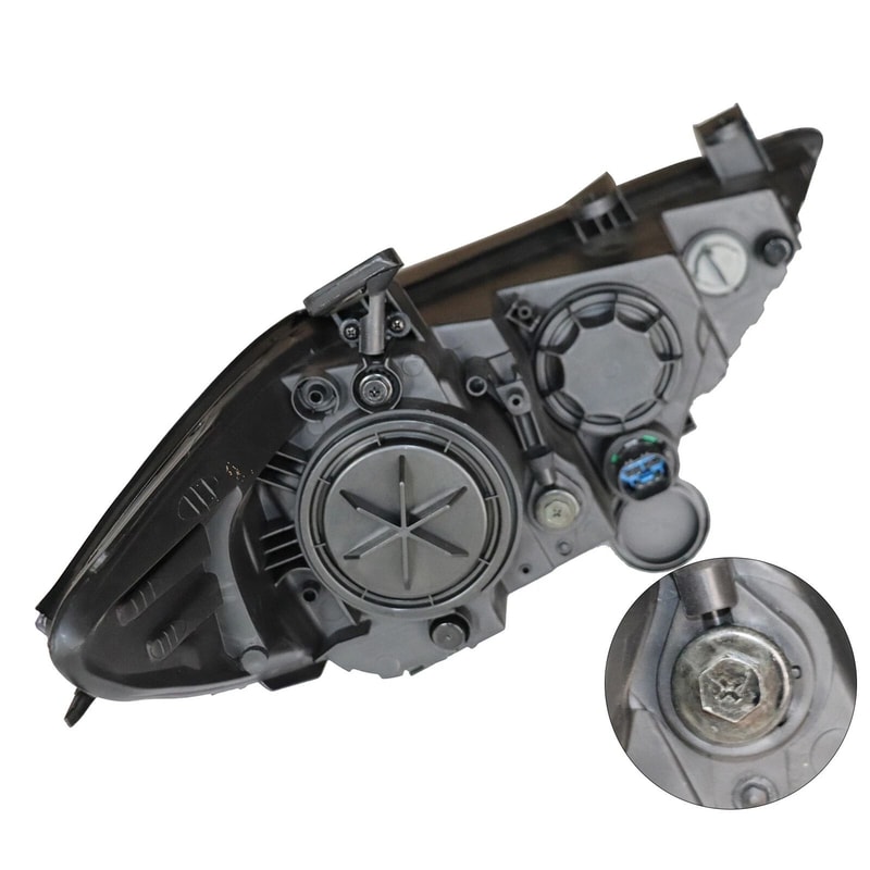 Premium Hyundai Elantra Headlight Assembly Left Driver Side Direct Fit Left Headlight Replacement 8