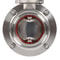 Premium Stainless Steel Butterfly Valves With Blue Trigger Handle High Flow Control 10