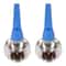 Premium Stainless Steel Butterfly Valves With Blue Trigger Handle High Flow Control 4