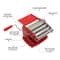 Premium Stainless Steel Pasta Maker Manual Adjustable Thickness Pasta Machine With Settings 4