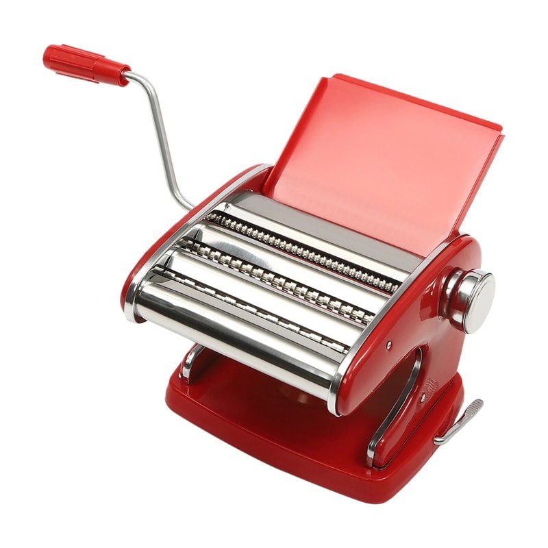 Premium Stainless Steel Pasta Maker Manual Adjustable Thickness Pasta Machine With Settings 5