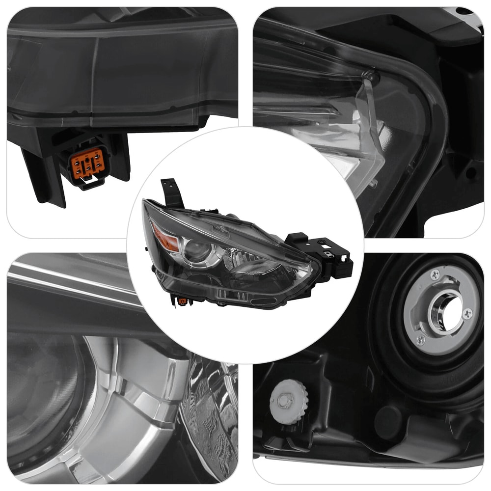 Passenger Side Halogen Headlight Assembly For Mazda CX 3 10
