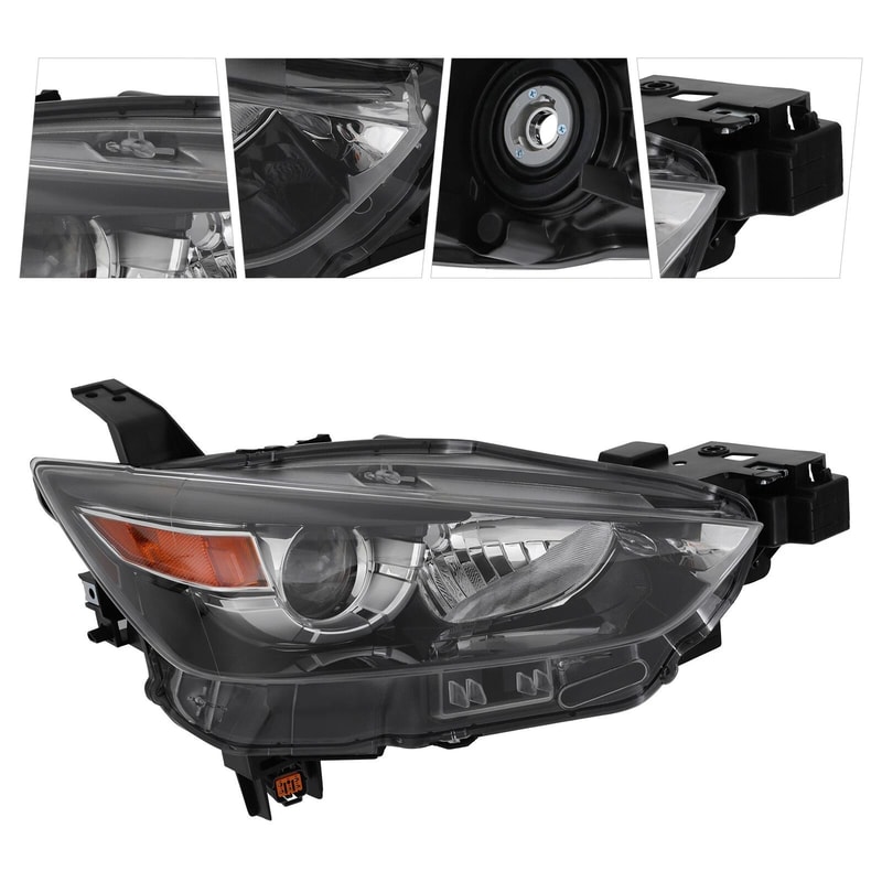 Passenger Side Halogen Headlight Assembly For Mazda CX 3 8