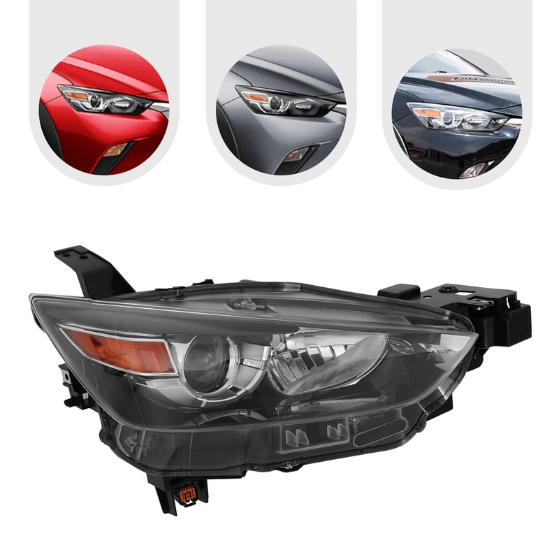 Passenger Side Halogen Headlight Assembly For Mazda CX 3 9