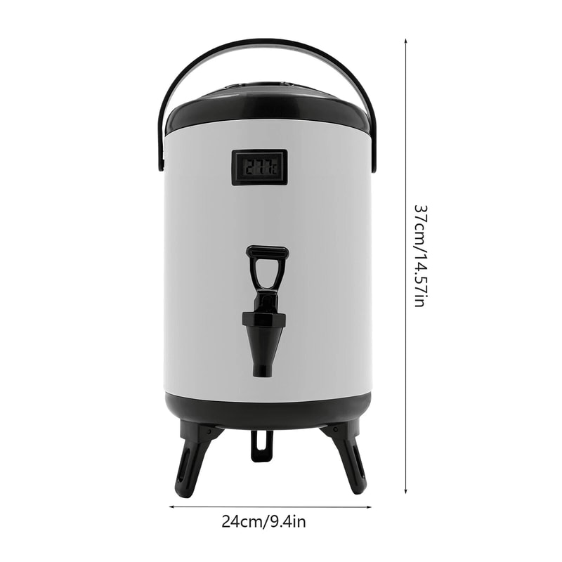 Premium Stainless Steel Hot And Cold Drink Dispenser With Thermometer Insulated Beverage Dispenser 14