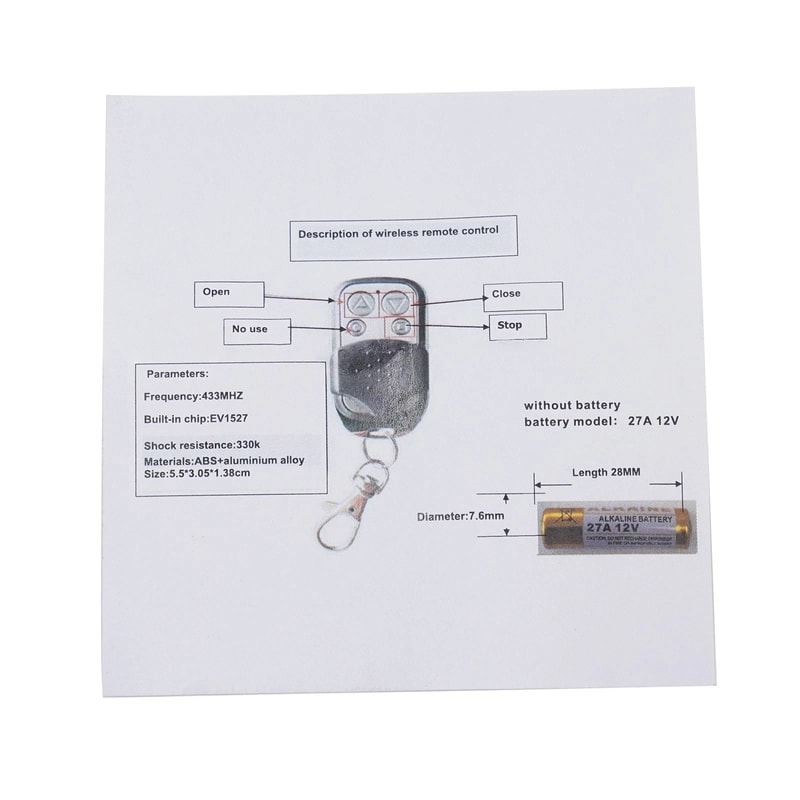 Remote Control For Automatic Sliding Gate Opener Reliable Gate Access 1