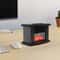 Portable Electric Fireplace Heater With 3D Realistic Flame Heating Compact Space Heater For Cozy W 10