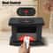 Portable Electric Fireplace Heater With 3D Realistic Flame Heating Compact Space Heater For Cozy W 7