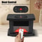 Portable Electric Fireplace Heater With 3D Realistic Flame Heating Compact Space Heater For Cozy W 7