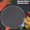 Round Stainless Steel Mesh Barbecue Grill Rack For Perfect BBQ 2