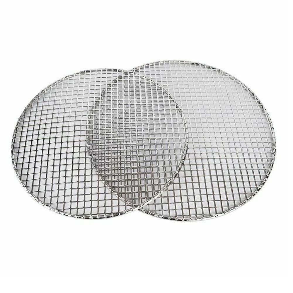 Round Stainless Steel Mesh Barbecue Grill Rack For Perfect BBQ 3