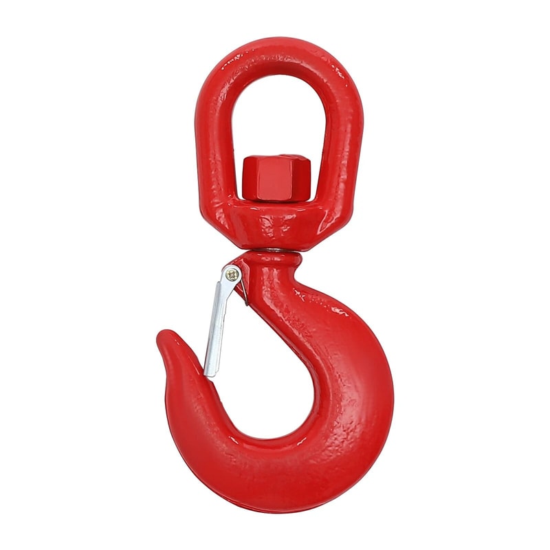 Premium 5 Ton Swivel Hook Heavy Duty Lifting Hook With Safety Latch For Crane 6