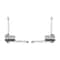 Premium Heavy Duty Stainless Steel Pivot Door Hinges Set Durable 201 Stainless Steel Hinges For Smo 11
