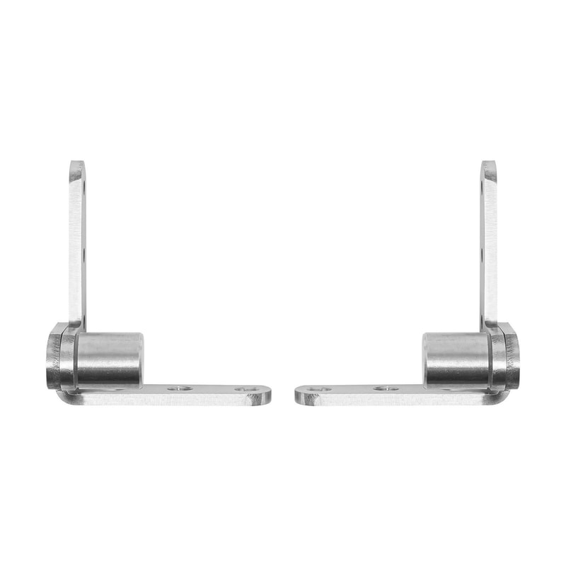 Premium Heavy Duty Stainless Steel Pivot Door Hinges Set Durable 201 Stainless Steel Hinges For Smo 11