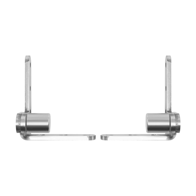 Premium Heavy Duty Stainless Steel Pivot Door Hinges Set Durable 201 Stainless Steel Hinges For Smo 5