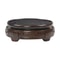 Premium Hand Carved Wood Display Stand Elegant Round Pedestal Bonsai Stand Teapot Vase Base 0
