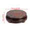 Premium Hand Carved Wood Display Stand Elegant Round Pedestal Bonsai Stand Teapot Vase Base 11