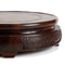 Premium Hand Carved Wood Display Stand Elegant Round Pedestal Bonsai Stand Teapot Vase Base 8