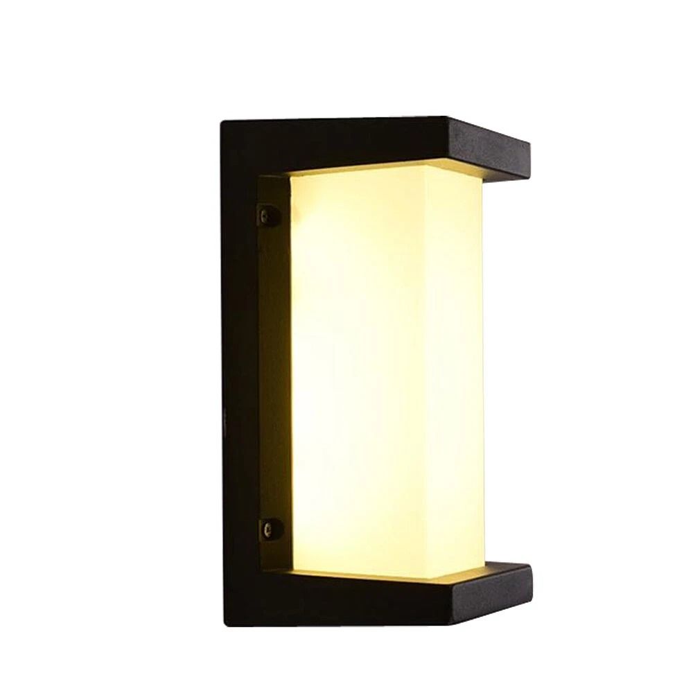 Modern Outdoor LED Wall Sconce Waterproof Porch Light Fixture 4