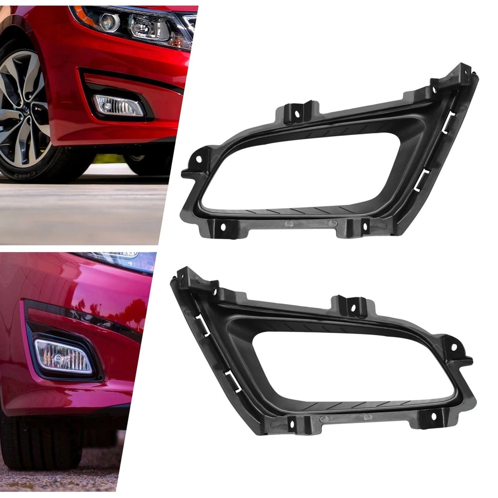 Premium Kia Optima Fog Light Frames LR OE Replacement Front Bumper Trim 10
