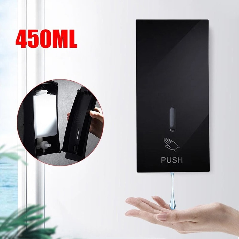 Premium Wall Mounted Soap Dispenser For Bathroom Kitchen Liquid Hand Soap Shampoo Holder 8