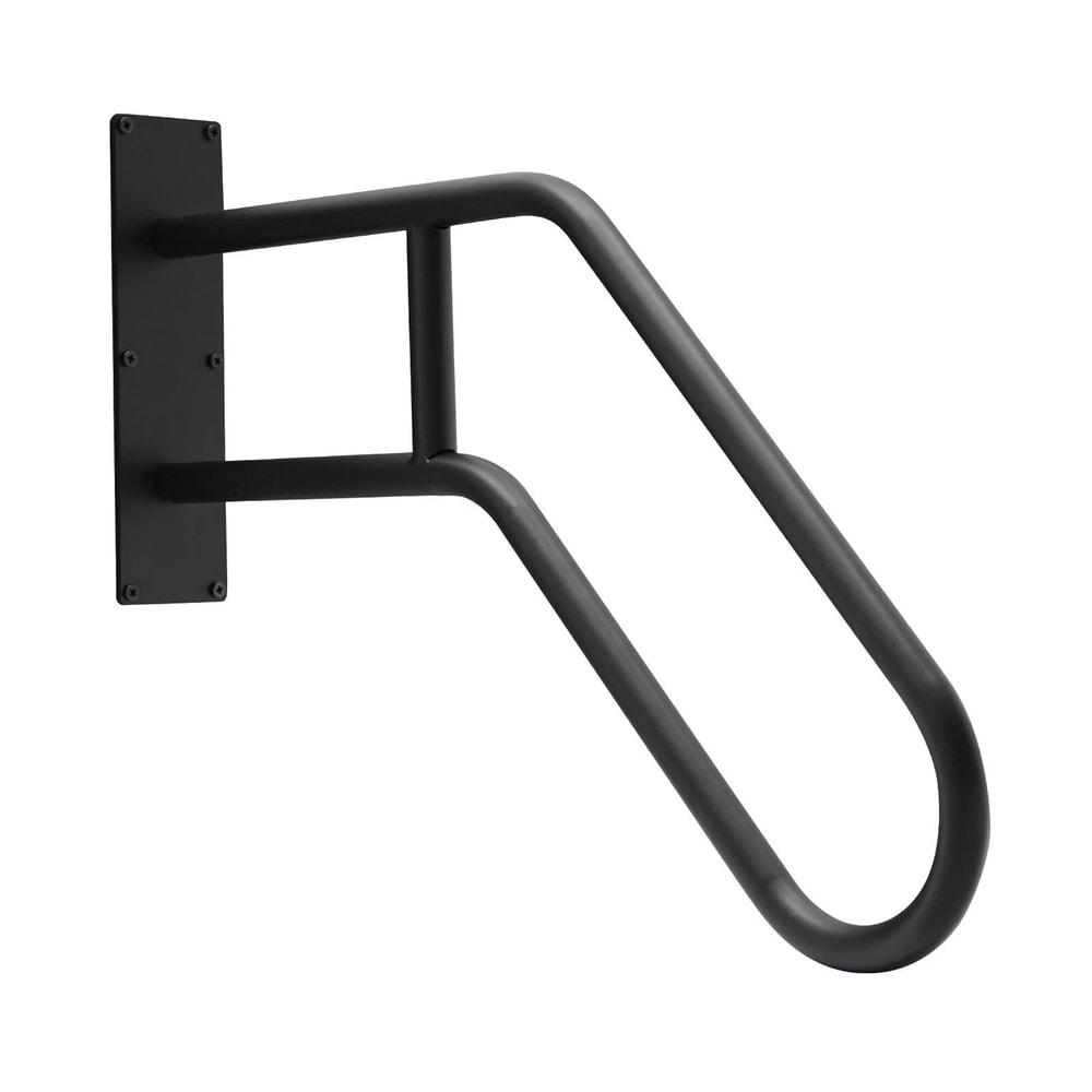 Premium Wrought Iron Outdoor Handrail For Steps Wall Mounted Stair Safety Railing 5