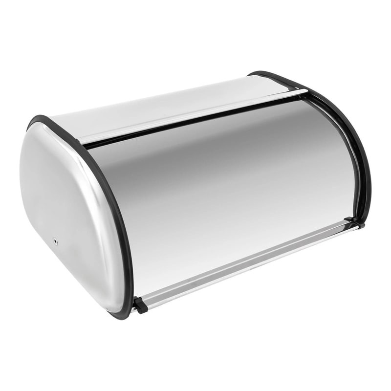 Premium Stainless Steel Bread Box Modern Kitchen Counter Bread Bin Bread Storage Container 2