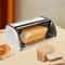 Premium Stainless Steel Bread Box Modern Kitchen Counter Bread Bin Bread Storage Container 0