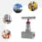 Premium Stainless Steel High Pressure Needle Valve Hydraulic Flow Control 0