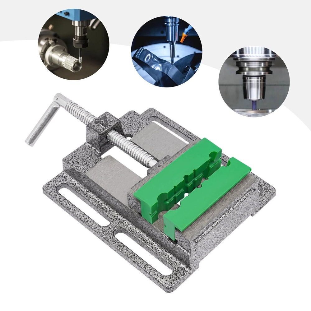 Professional Drill Press Vise With Magnetic Vise Pads Heavy Duty Metal Workbench Vice 16