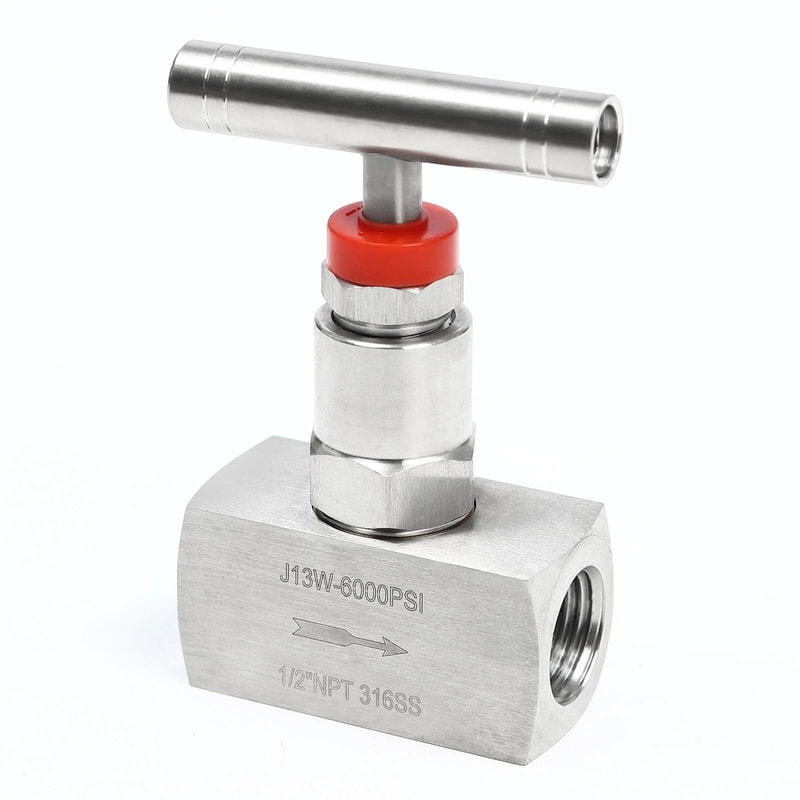 Premium Stainless Steel Needle Valve Industrial Hydraulic Flow Control Valve High Pressure Port Pre 3