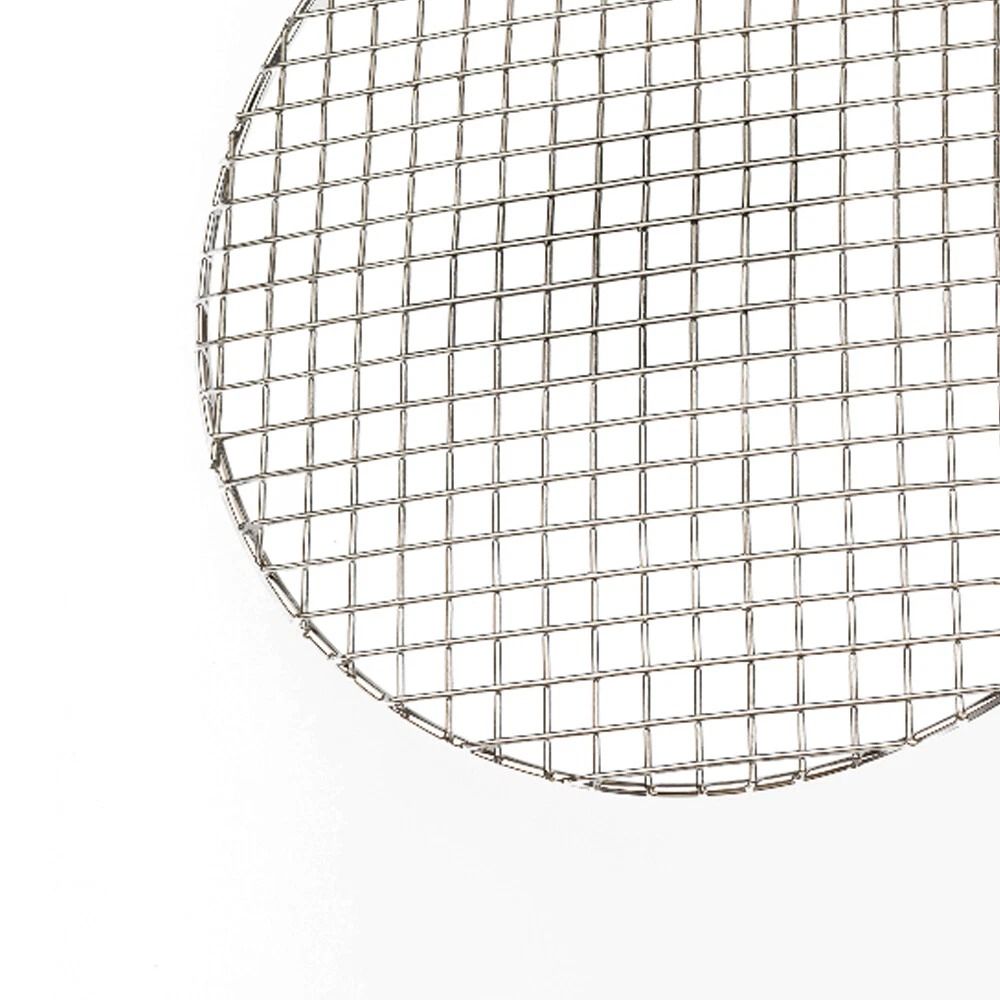 Premium Stainless Steel BBQ Grill Mesh Round Barbecue Rack Grate 2